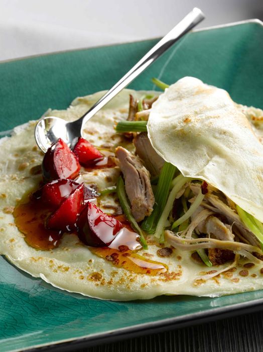 Crepes with Maple Glazed 