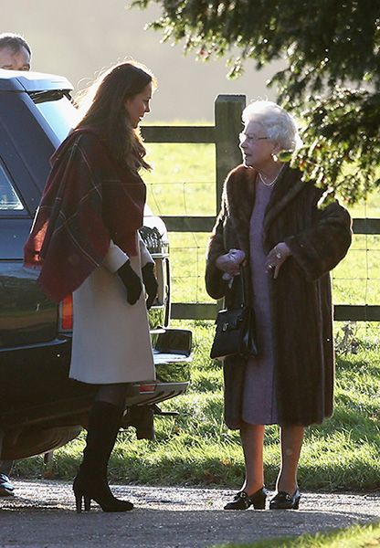 queen and kate christmas day 