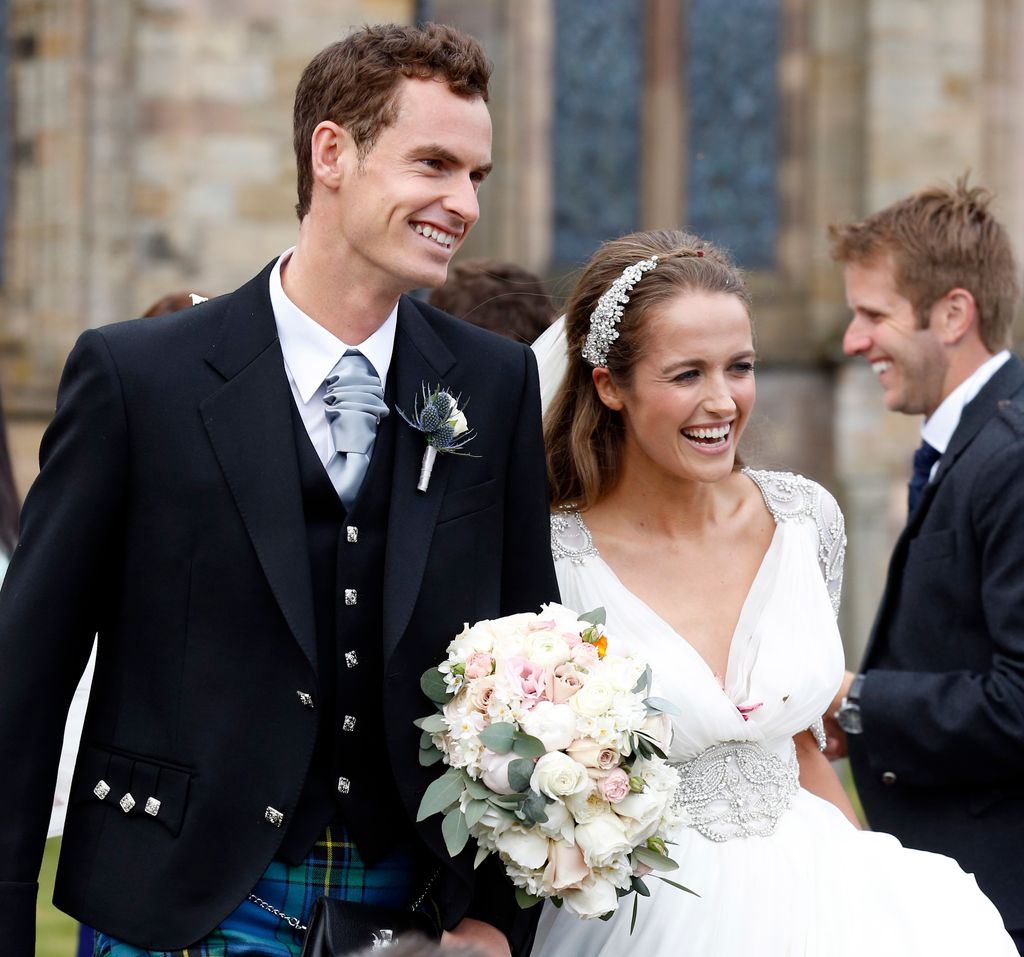 Andy and Kim tied the knot in Dunblane Cathedral in April 2015