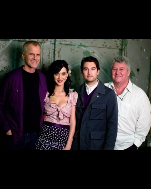Katy Perry shares a photo with her late manager Martin Kirkup