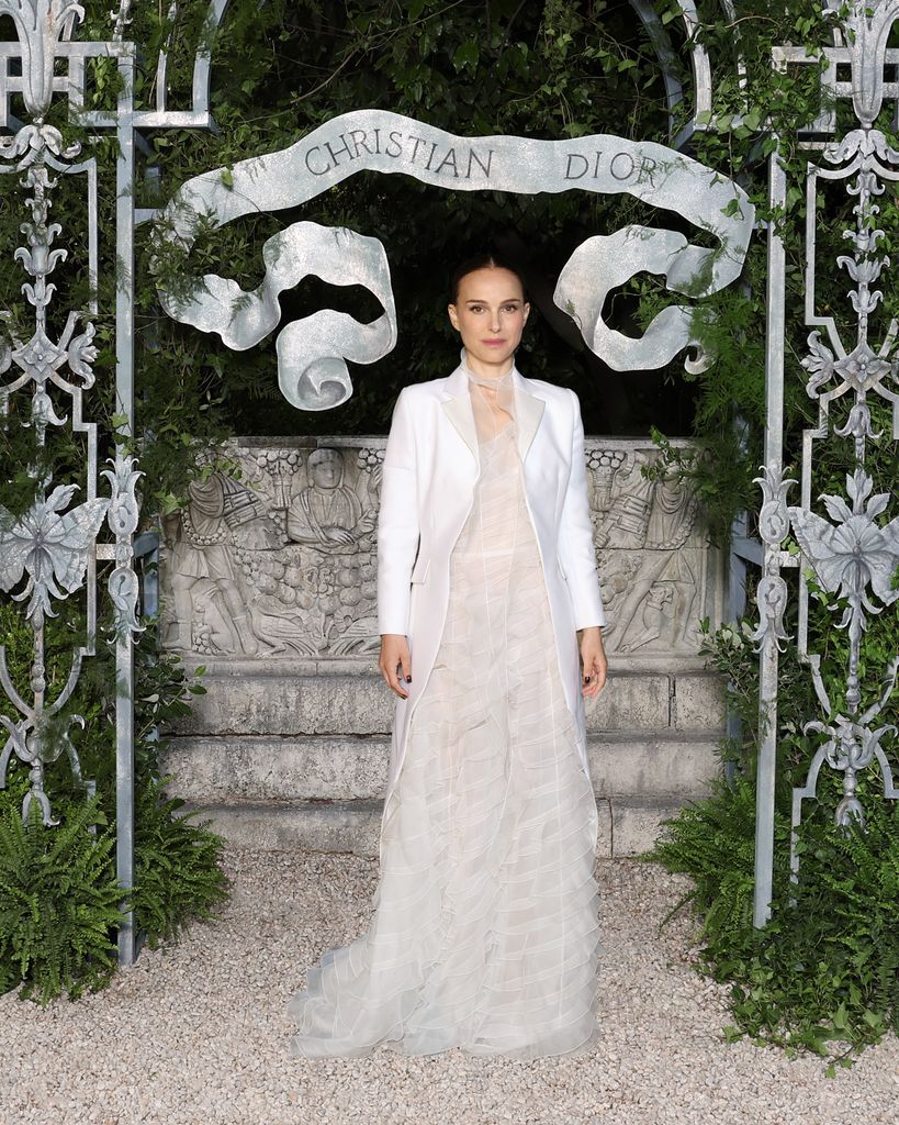 Natalie Portman attends the Dior Cruise 2026 at Villa Albani-Torlonia on May 27, 2025 in Rome, Italy.  (Photo by Pascal Le Segretain/Getty Images for Christian Dior)