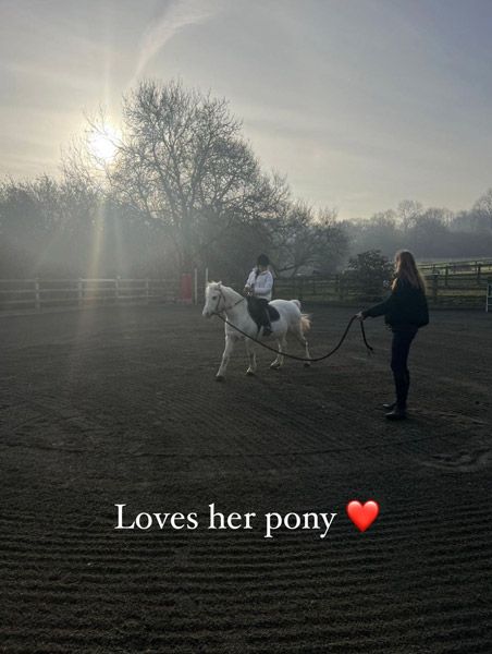abbey clancy daughter horse