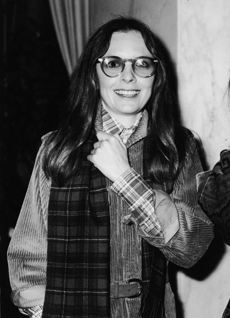 Diane Keaton black and white