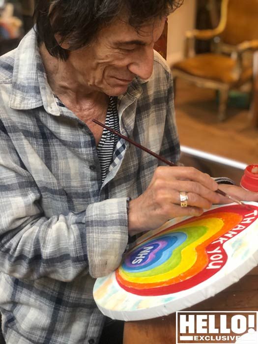 ronnie wood painting