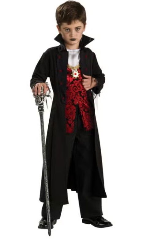 Matalan Rubies Kids Vampire Fancy Dress Costume