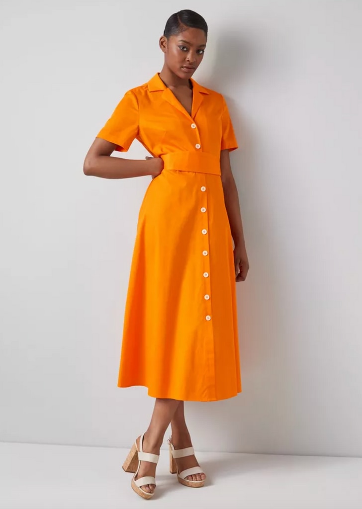 LK Bennett orange dress