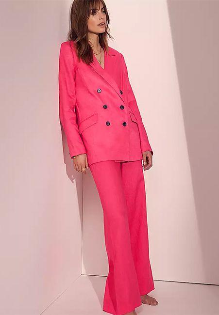 Mint velvet pink suit
