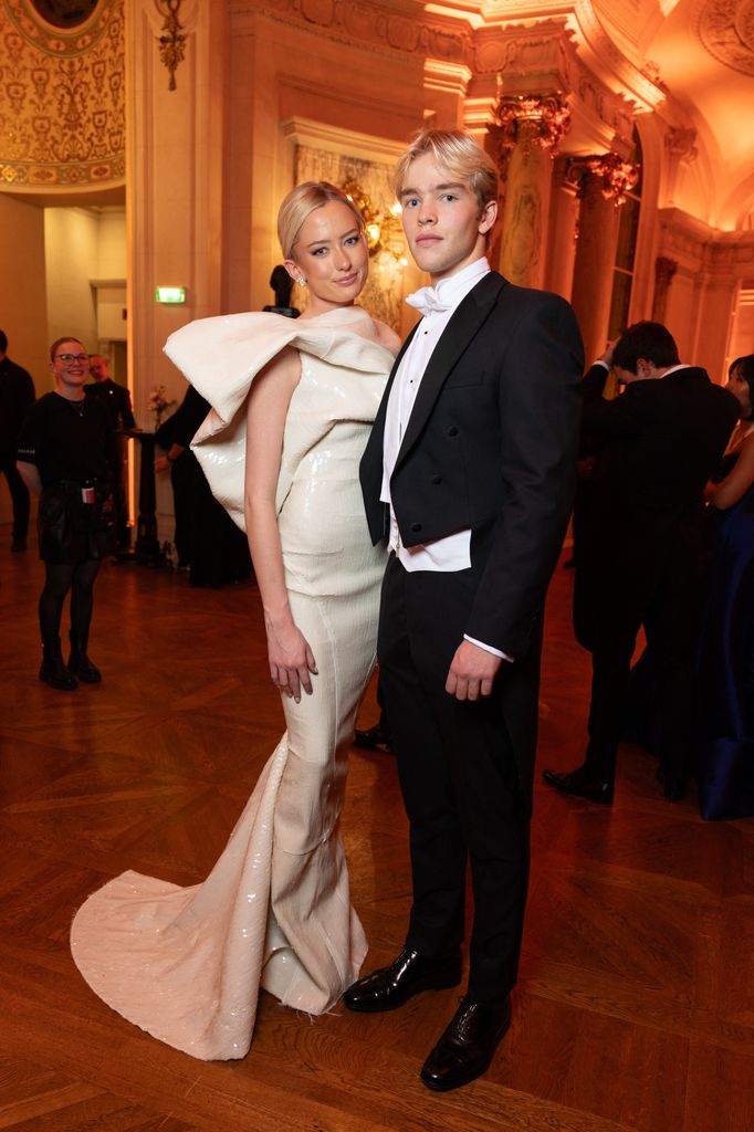 Eliza Lindroth and her cavalier Antonius Meijer 