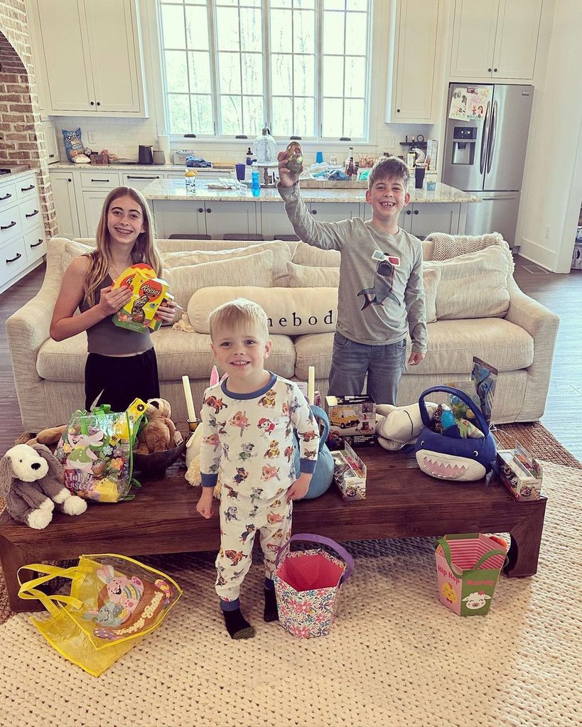 Christina Hall's three children, Taylor, Brayden, and Hudson
