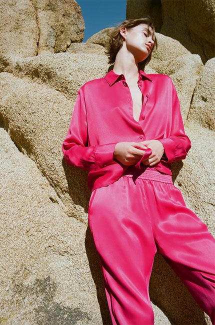 Zara hot pink co ord