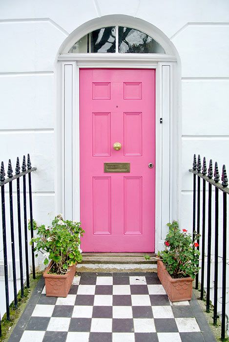 colourful door