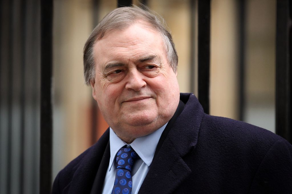 Former Deputy Prime Minister John Prescott arrives to give evidence at the Leveson inquiry on February 27, 2012