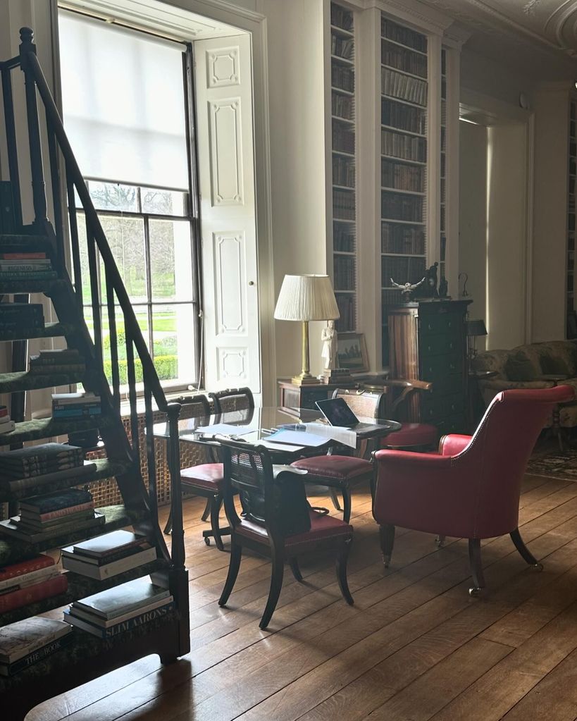 Library inside Althorp House