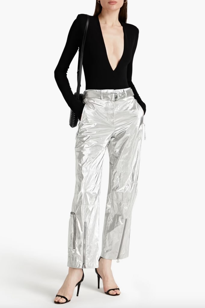 Helmut Lang silver trousers