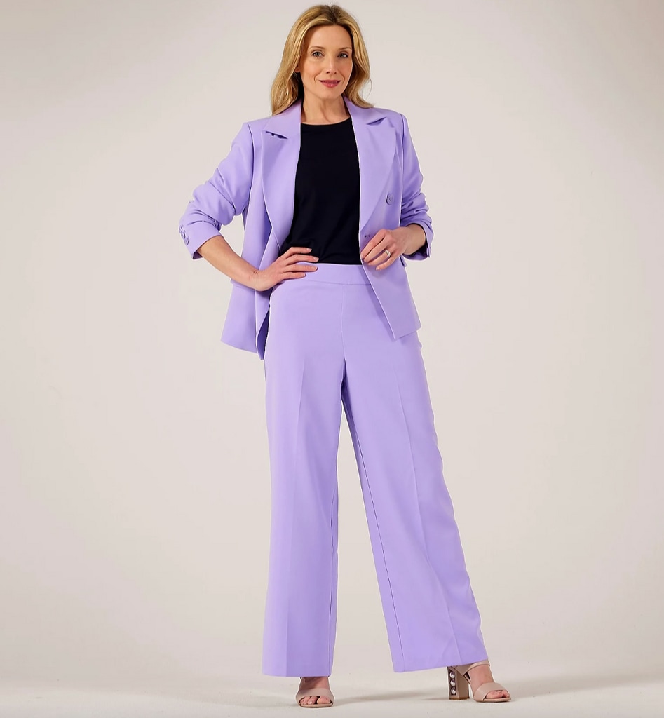 QVC lilac trousers
