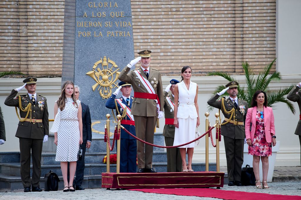 Spanish royals at General Military Academy