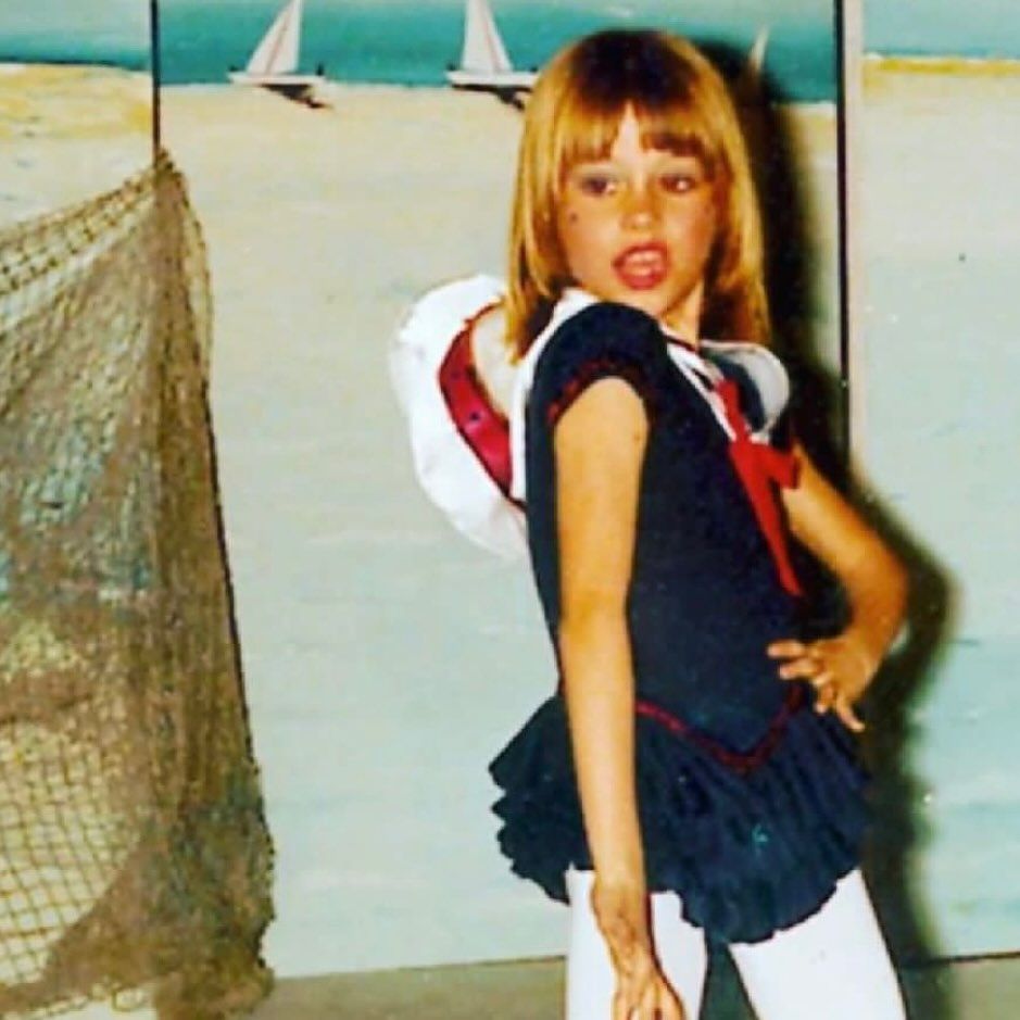 sofia vergara in sailor outfit as a child