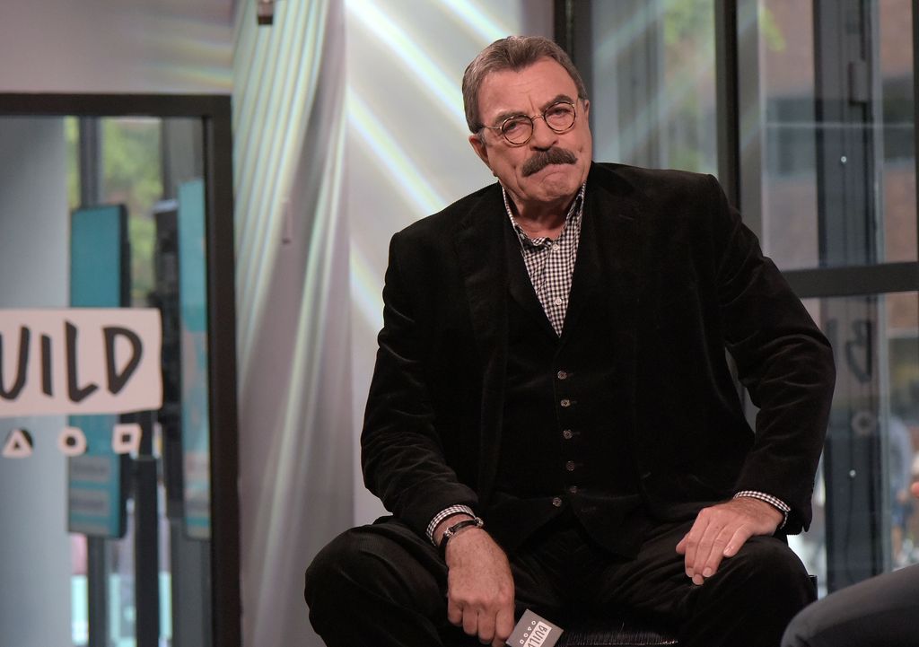 Tom Selleck attends Build series to discuss his show "Blue Bloods at Build Studio on September 29, 2017 in New York City