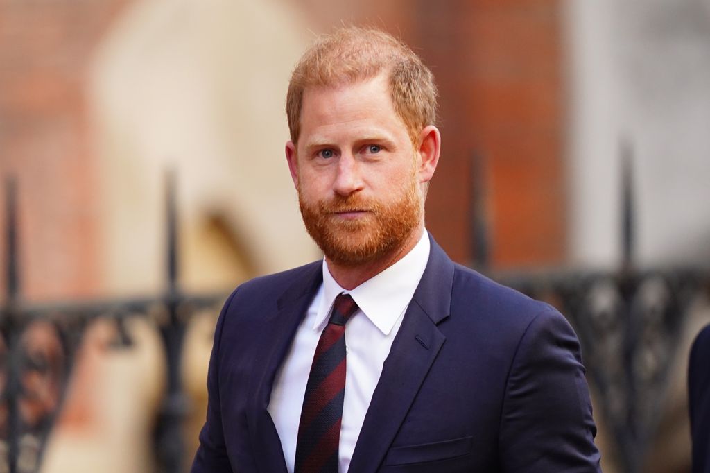 Prince Harry leaving court