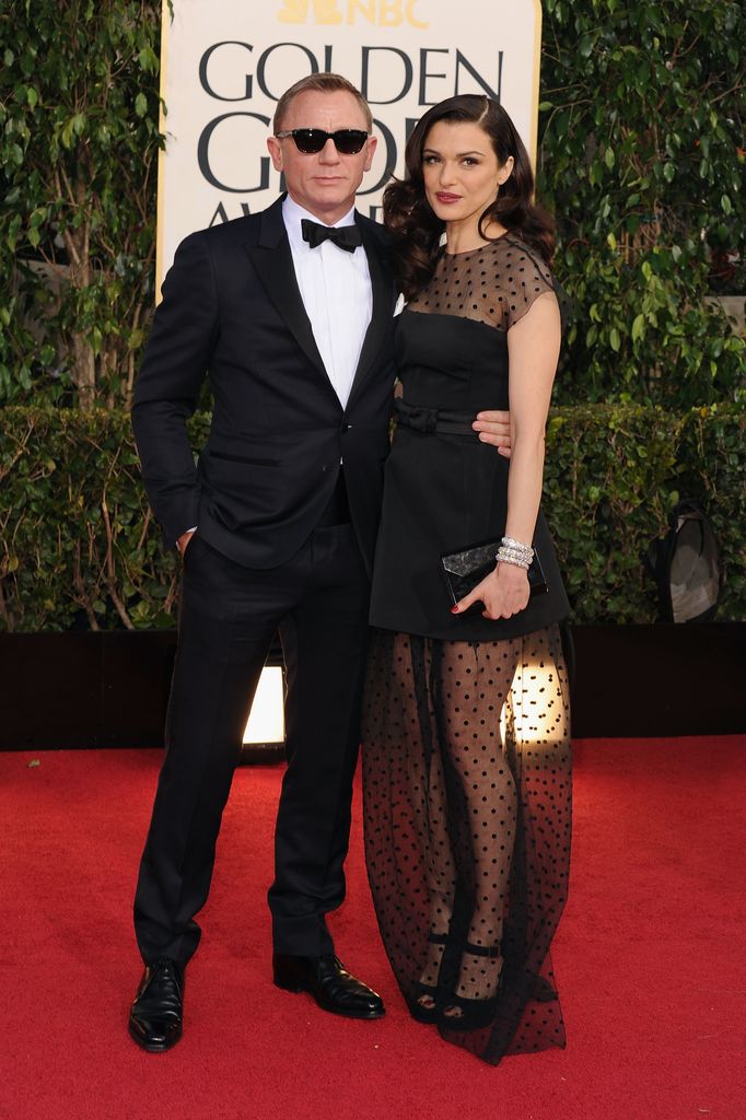 Daniel Craig and Rachel Weisz at the 2013 Golden Globe Awards