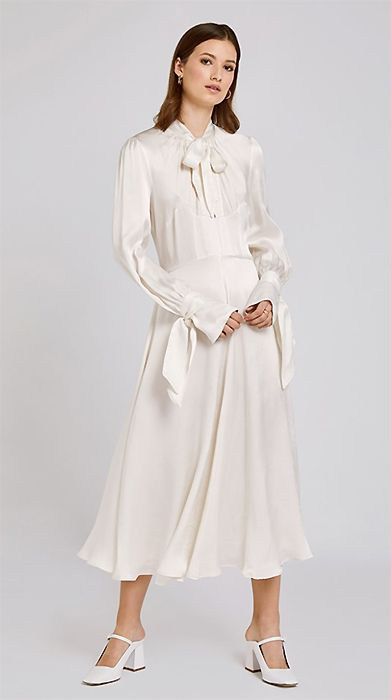 ghost white dress
