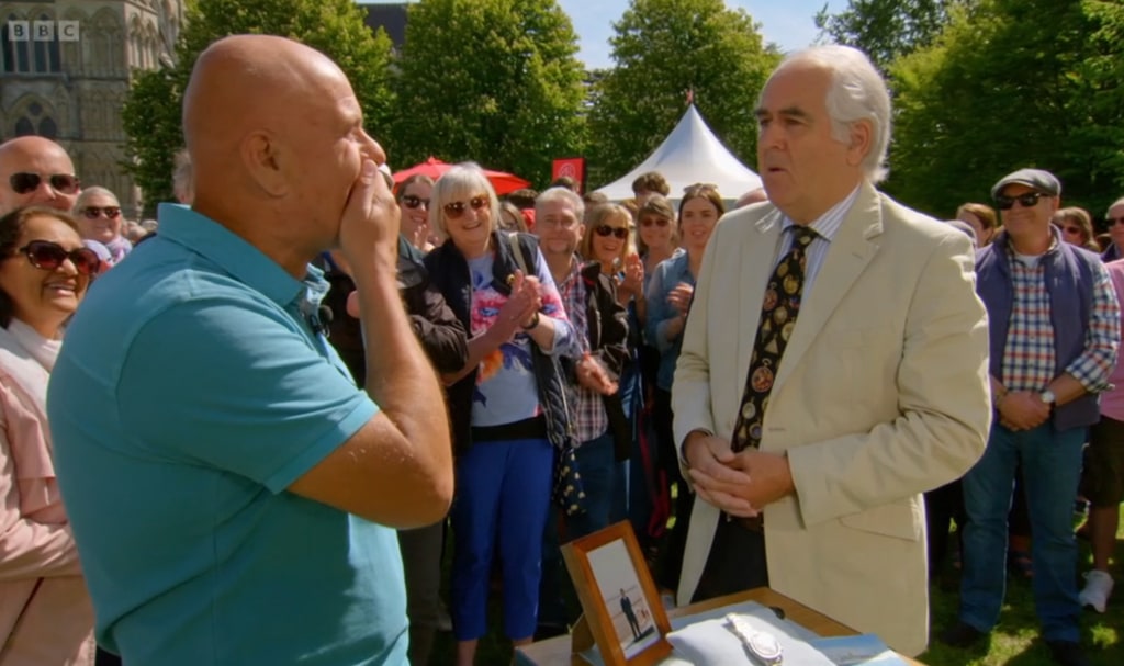 Antiques Roadshow guest and expert Richard Price