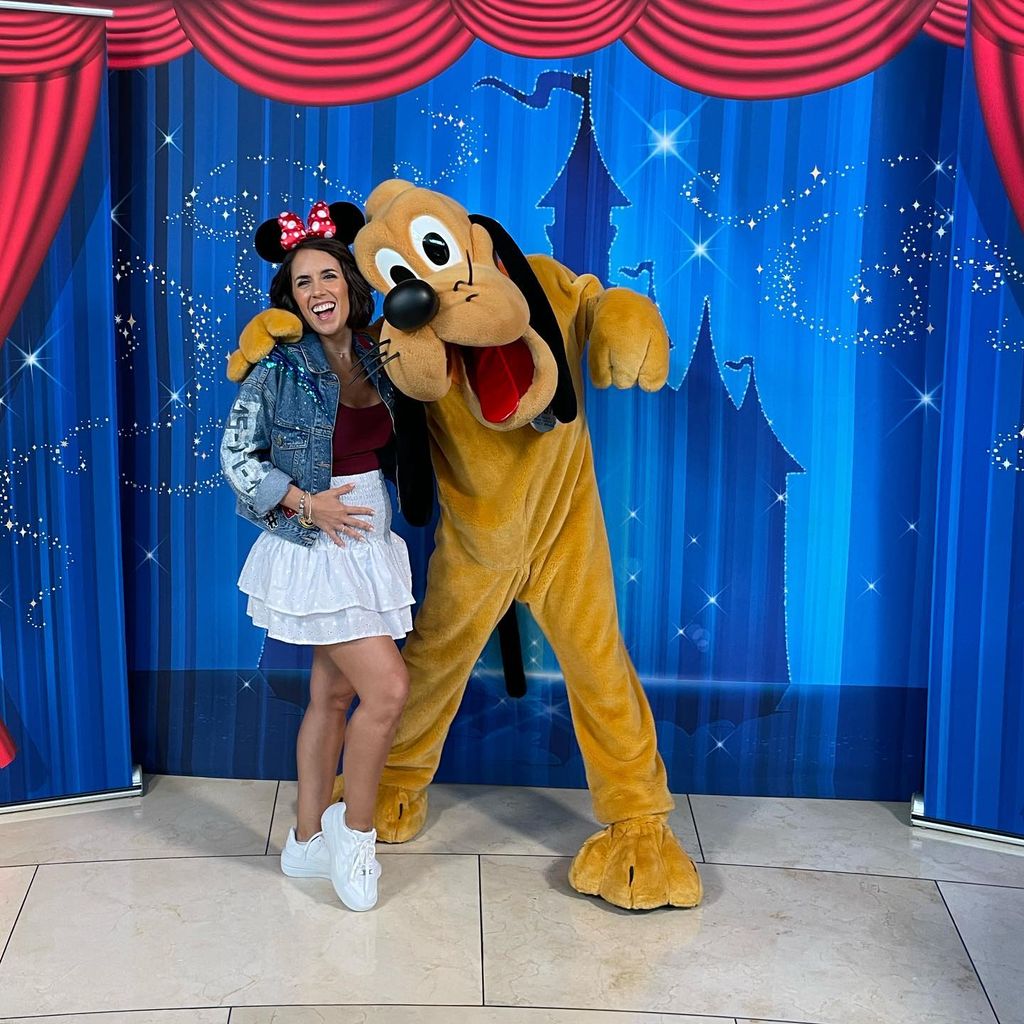 Janette Manrara with pluto