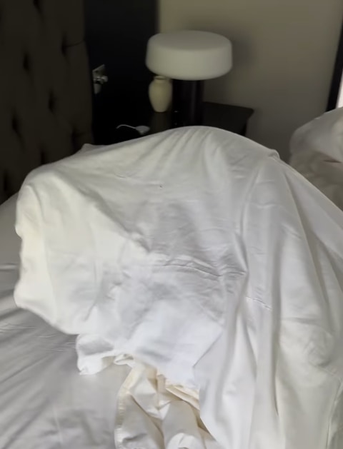 Phillip shares photo of his dog in his bed