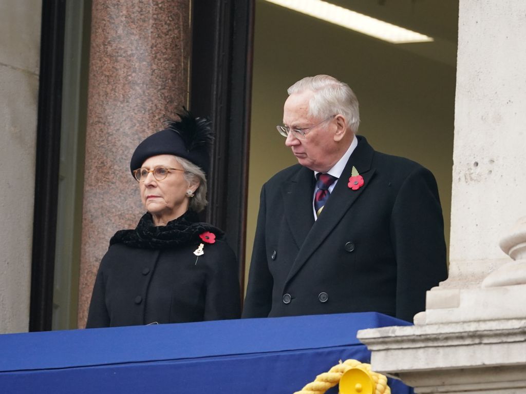 The Duke and Duchess of Gloucester on Remembrance Sunday
