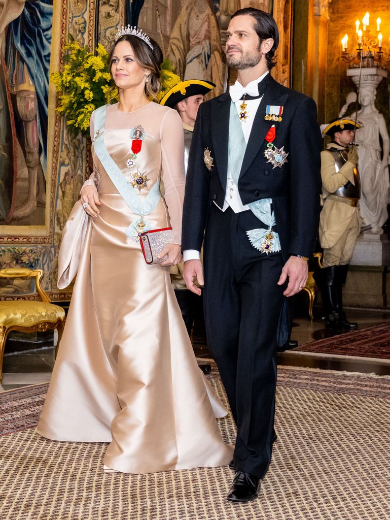  Princess Sofia and Prince Carl Phillip at the state banquet