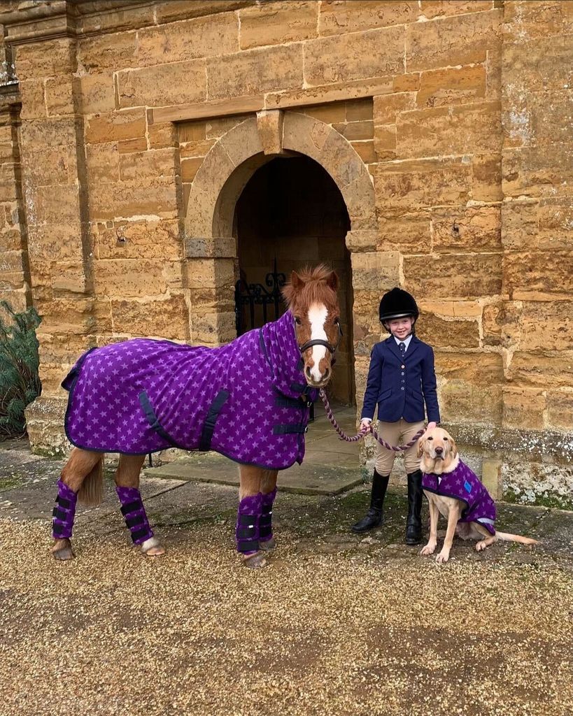 Lady Charlotte is a keen horse rider