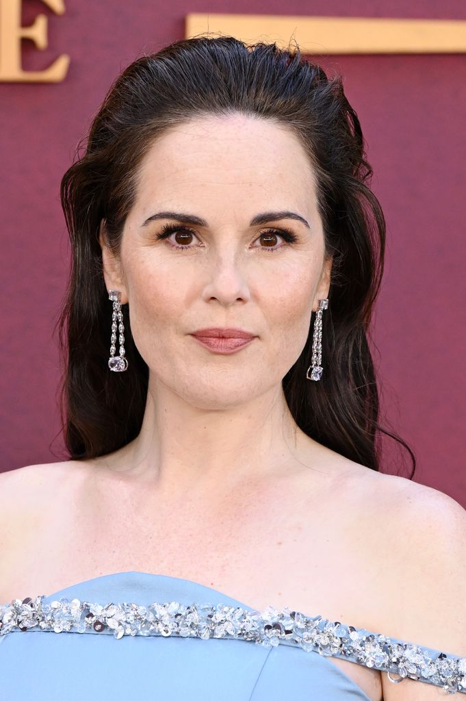 LONDON, ENGLAND - SEPTEMBER 03: Michelle Dockery attends the "Downton Abbey: The Grand Finale" world premiere at Odeon Luxe Leicester Square on September 03, 2025 in London, England. (Photo by Jeff Spicer/Getty Images)