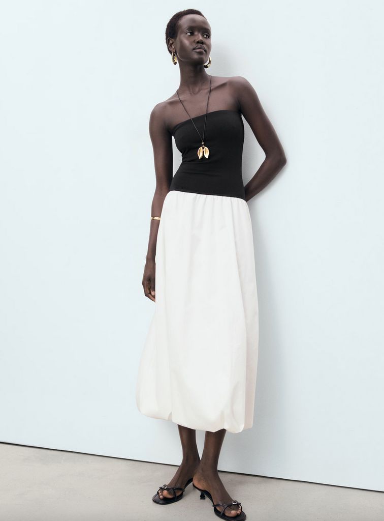 Mango balloon dress