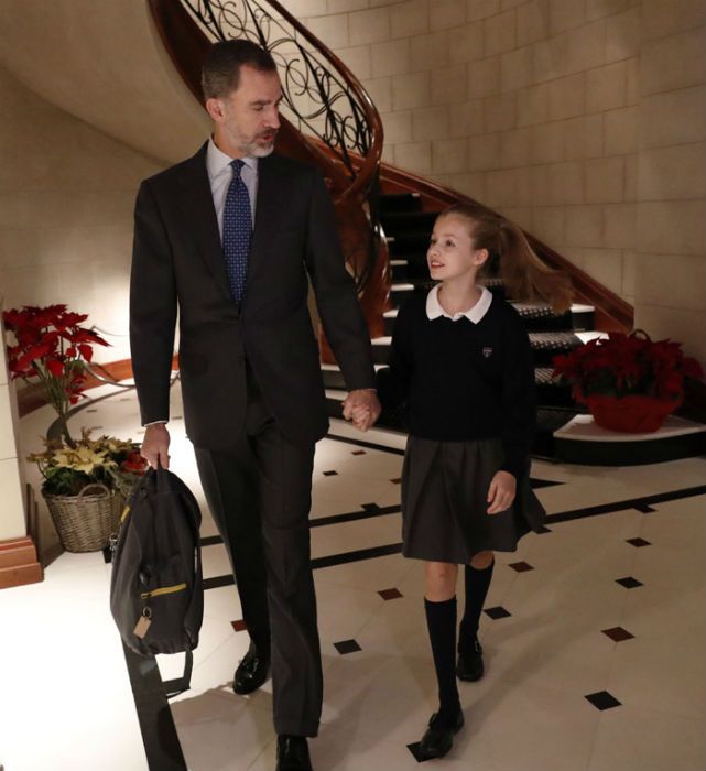 king felipe with daughter