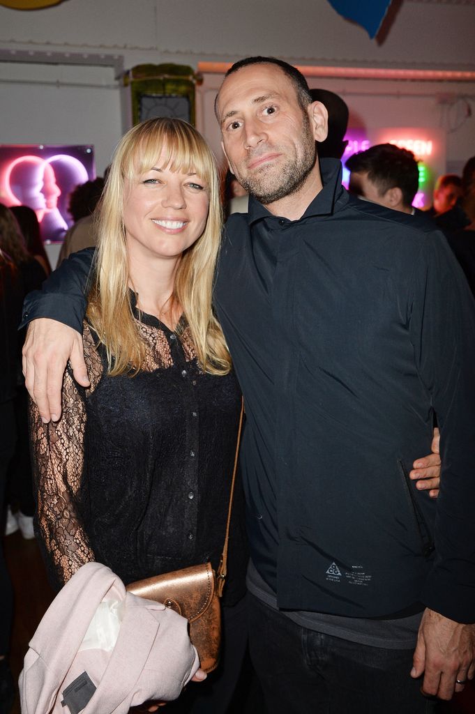 Sara Cox and Ben Cyzer at party