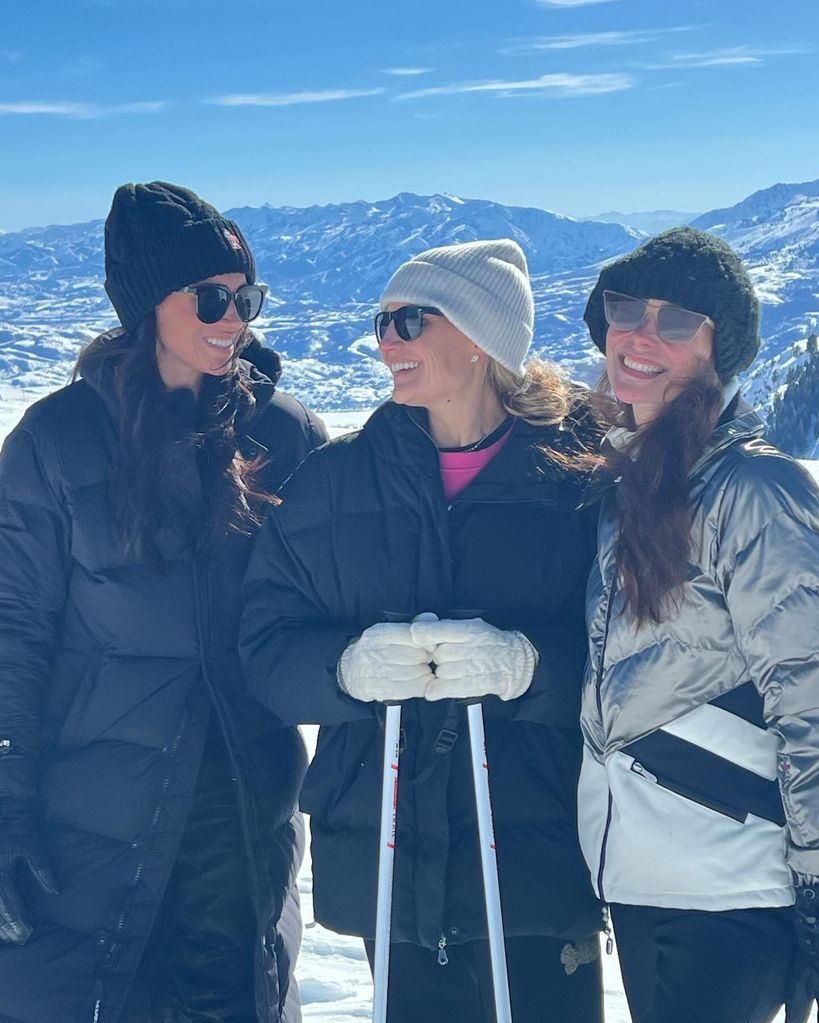 Meghan Markle enjoyed a ski trip with her close friends and family