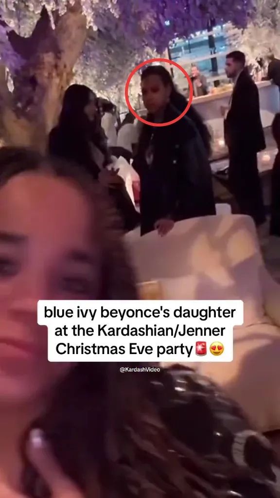 Fans spot Blue Ivy at the Kardashian party