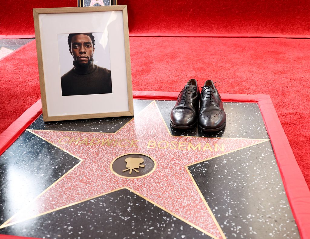 The ceremony posthumously honoring Chadwick Boseman with a Star on The Hollywood Walk Of Fame 