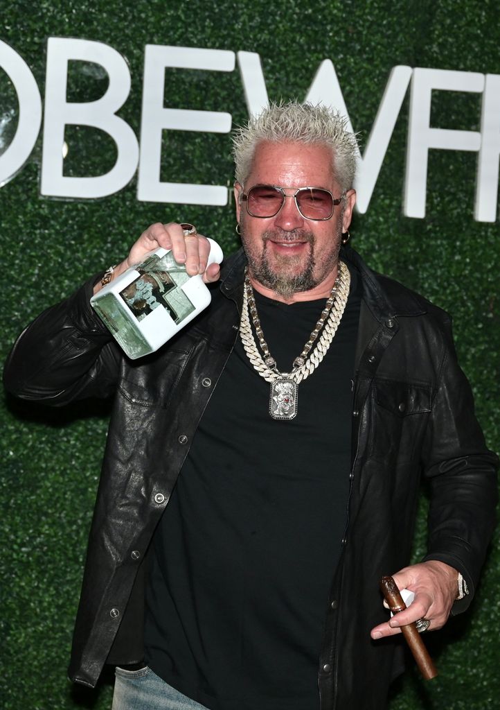 Guy Fieri at Diners, Drive-Ins & Dives Live during the South Beach Wine and Food Festival on February 24, 2023 in Miami Beach, Florida