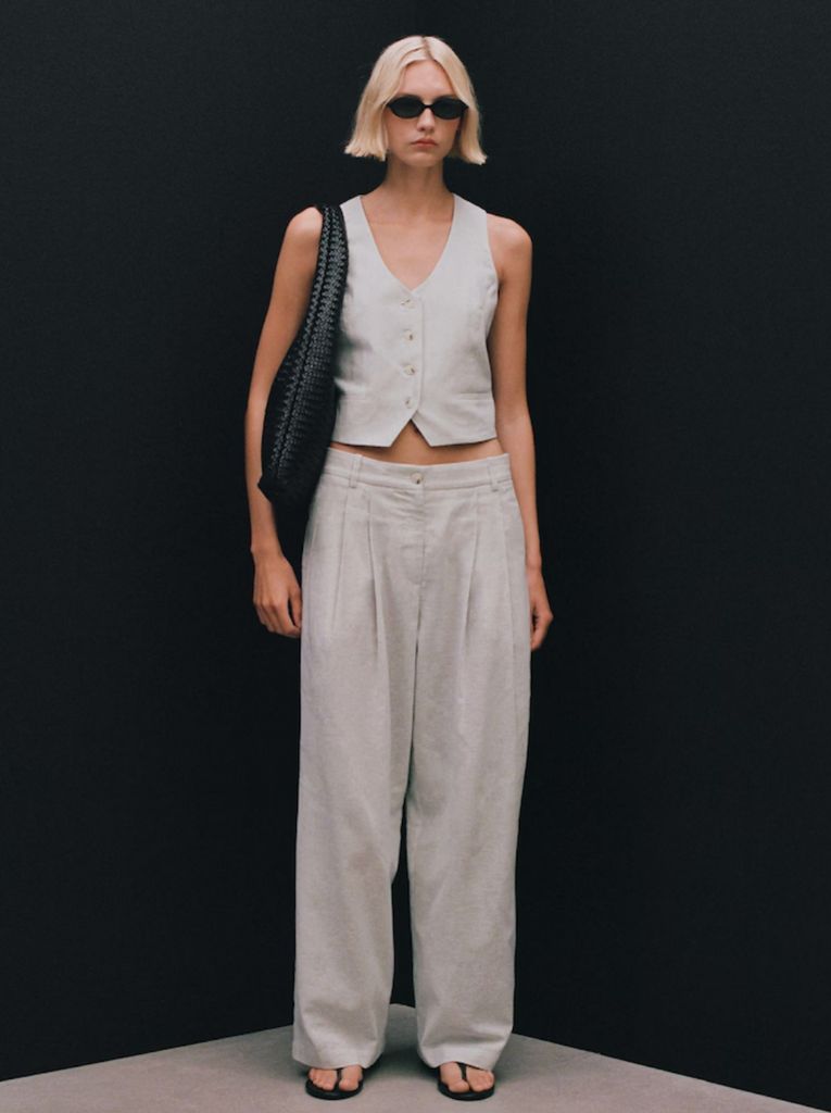 Mango Linen-Blend Co-Ord