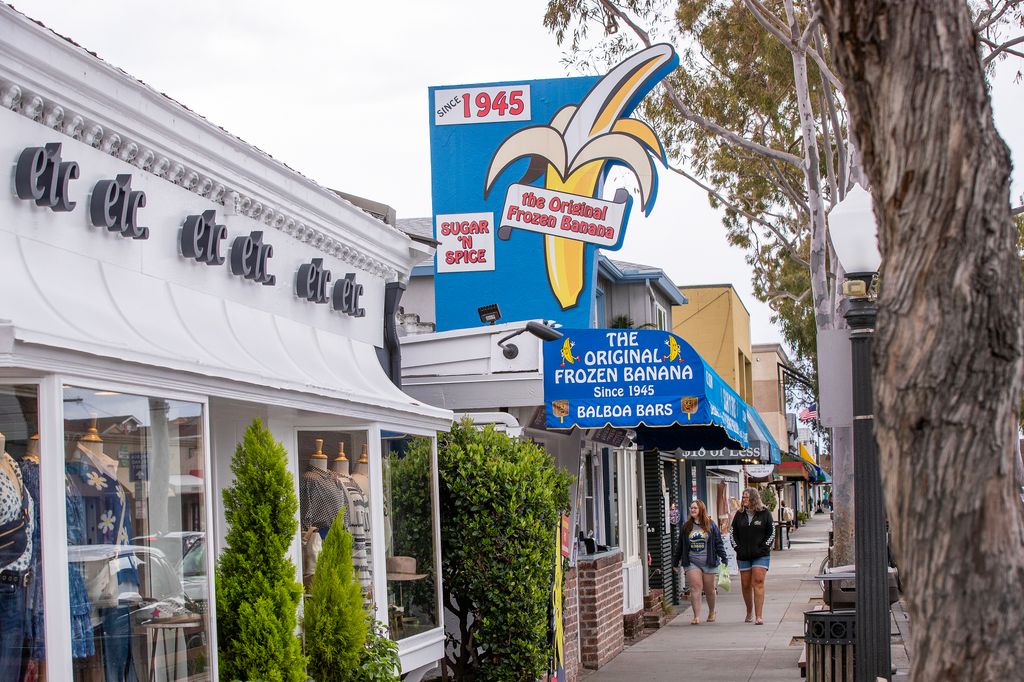 The frozen banana is an iconic sweet treat in Newport Beach
