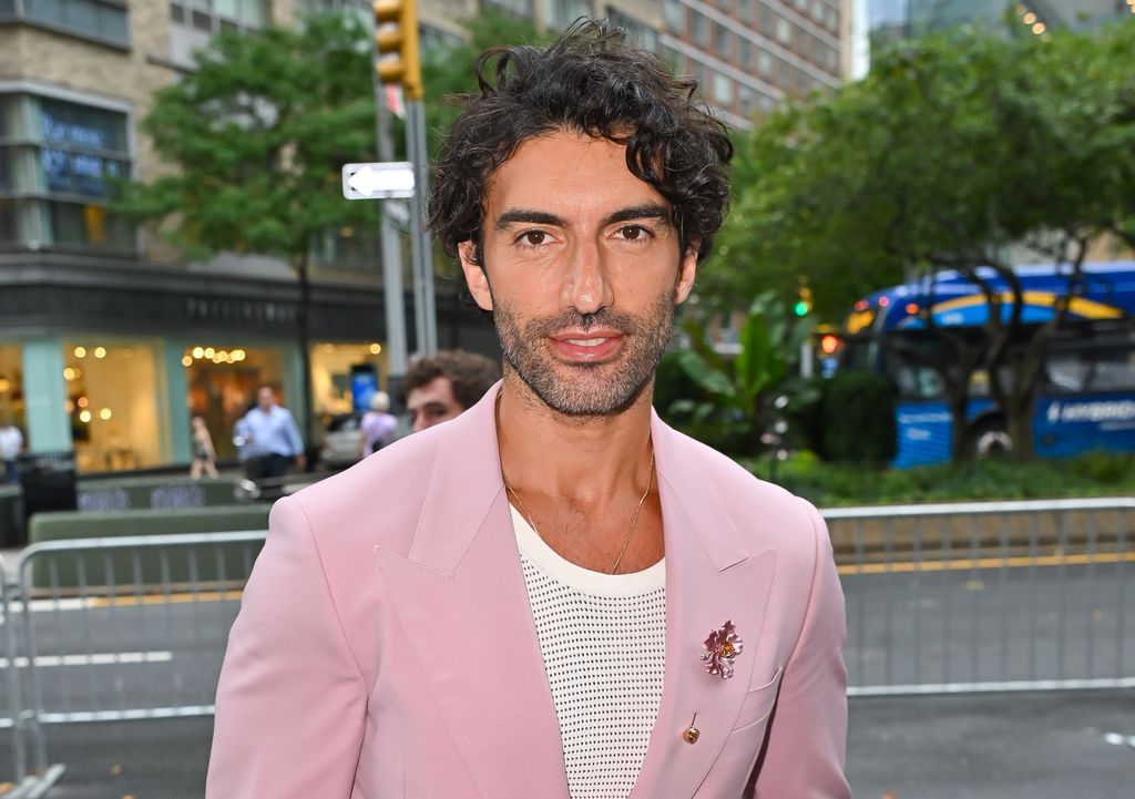 Justin Baldoni arrives to the "It Ends With Us" premiere at AMC Lincoln Square Theater on August 06, 2024 in New York City.