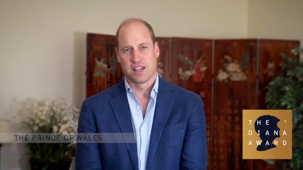 William delivered opening remarks at the Diana Awards