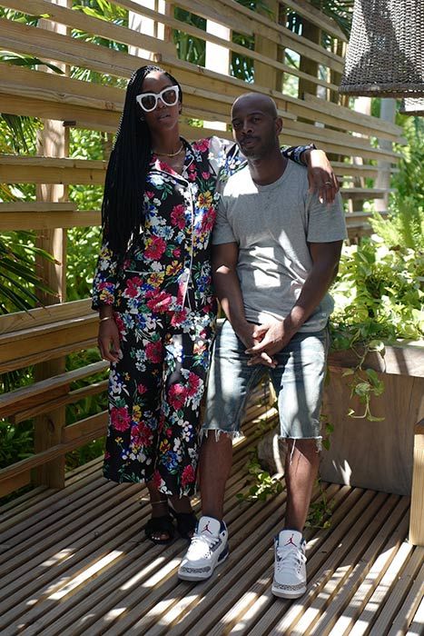 Kelly Rowland with Husband Tim Weatherspoon at Booking