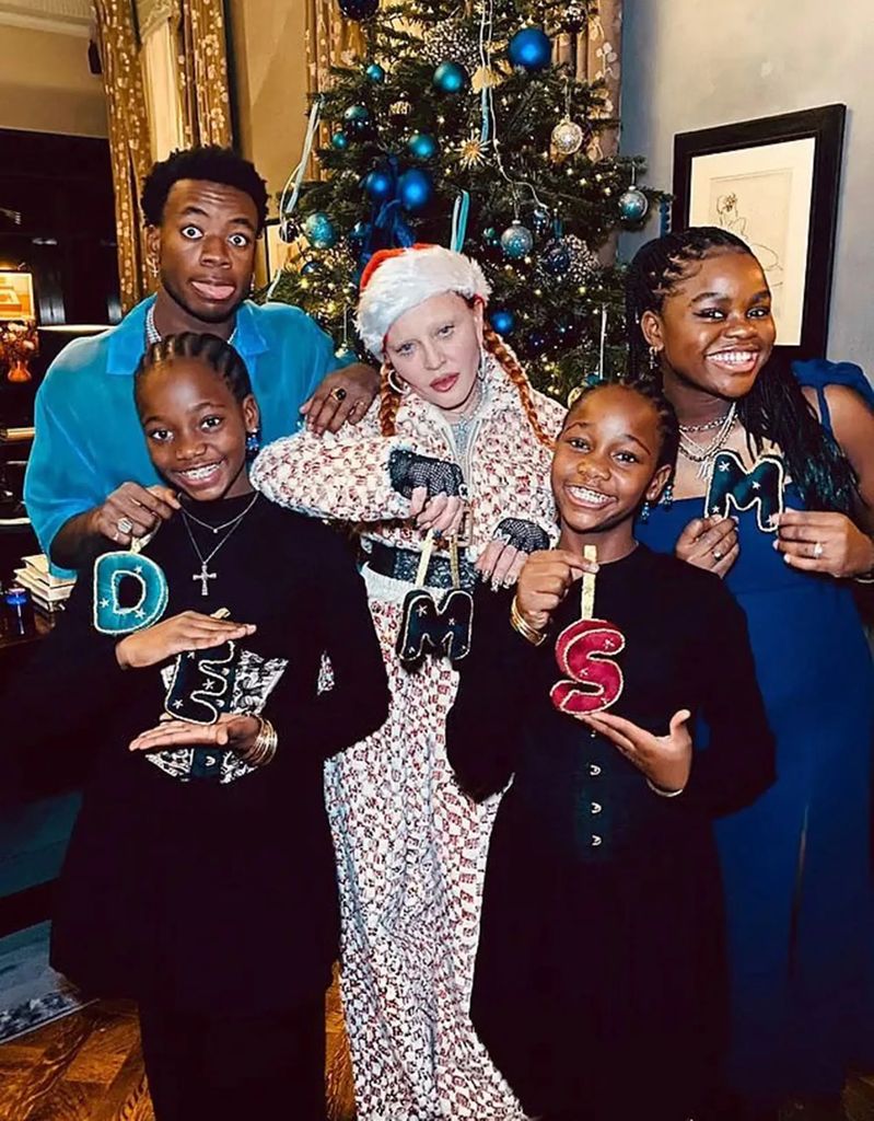 Madonna with David, Mercy and twins Estere and Stella