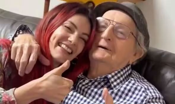 Dianne with her grandfather