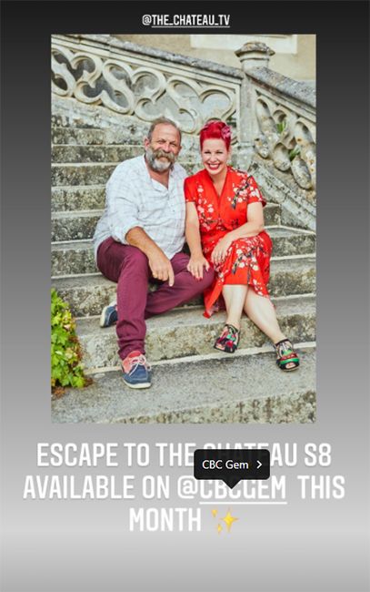 escape to chateau airing in canada