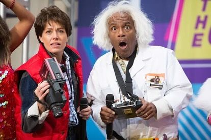 Al Roker and Dylan Dreyer dress up as Back to the Future