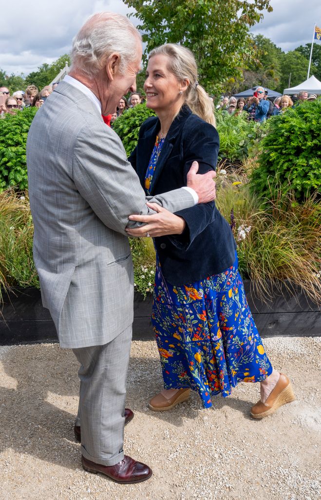 King Charles and Duchess Sophie at this year's Royal Windsor Flower Show