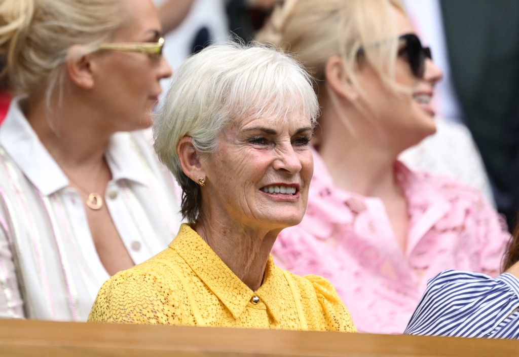 judy murray in royal box at wimbledon